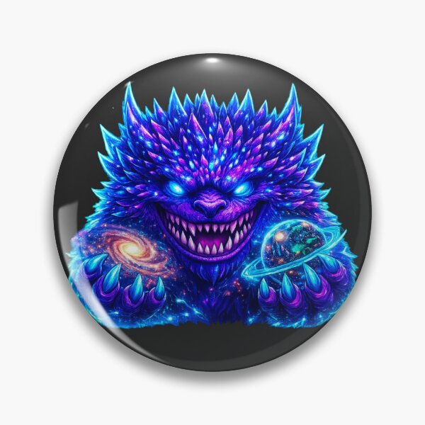Item preview, Galaxy Neon Monster designed and sold by Nika Art Studio.