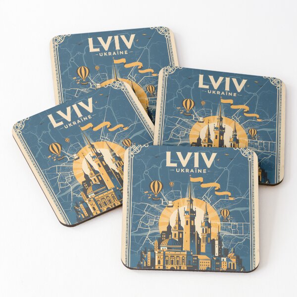 Item preview, Lviv Ukraine Retro Vintage Travel Souvenir designed and sold by TravelersGems.
