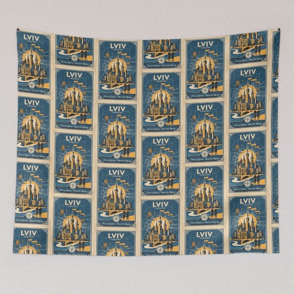 Item preview, Lviv Ukraine Retro Vintage Travel Souvenir designed and sold by TravelersGems.