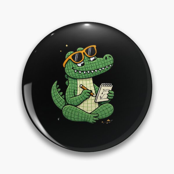 Item preview, Creative Crocodile – Drawing Hobby Artist Mood designed and sold by ColorSplash123.