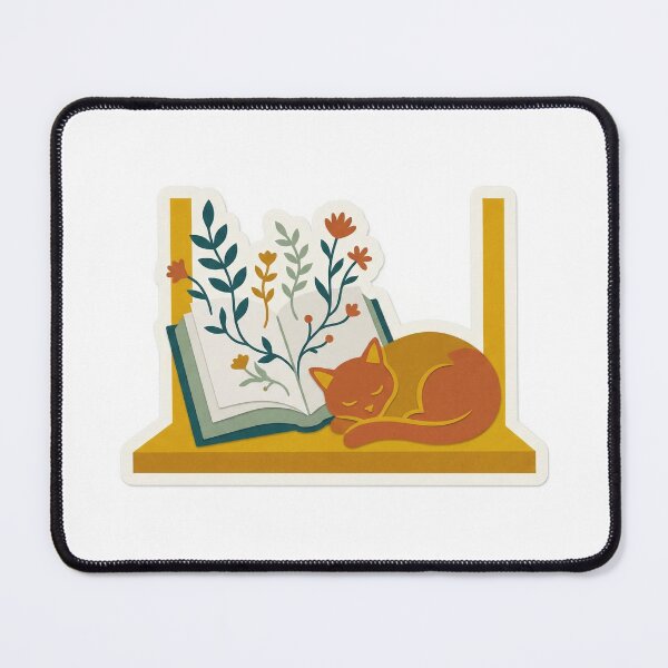 Item preview, Quiet Reading Nook Cat designed and sold by belajarubic.