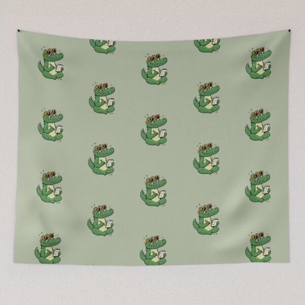 Item preview, Creative Crocodile – Drawing Hobby Artist Mood designed and sold by ColorSplash123.