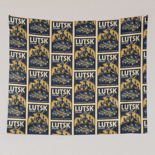 Item preview, Lutsk Ukraine Retro Vintage Travel Souvenir designed and sold by TravelersGems.
