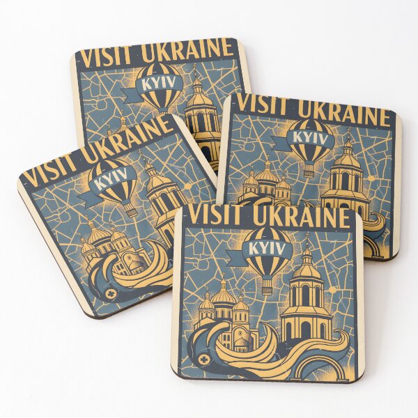 Item preview, Kyiv Ukraine Retro Vintage Travel Souvenir designed and sold by TravelersGems.