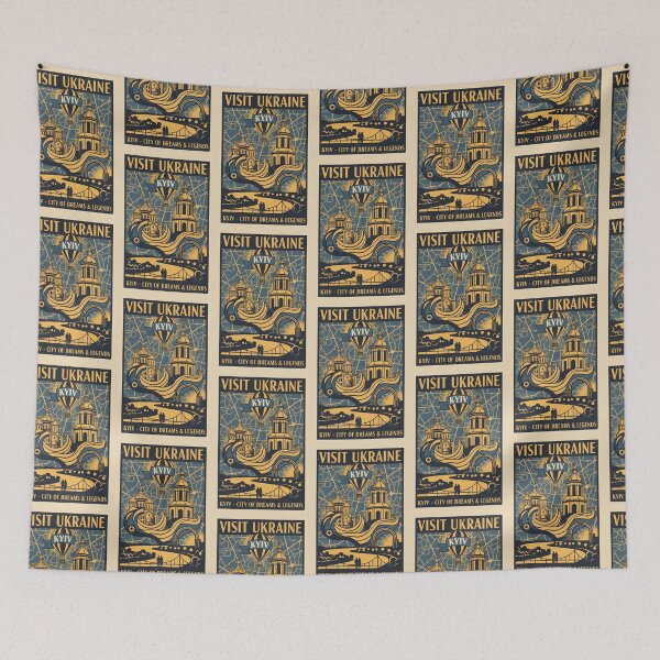 Item preview, Kyiv Ukraine Retro Vintage Travel Souvenir designed and sold by TravelersGems.