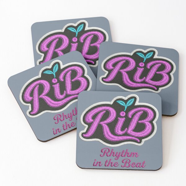 Item preview, Neon Pop RiB Embroidered Script Logo Teal Sprout designed and sold by Rib-Brand.