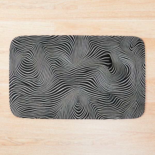 Item preview, Black and White Op Art Swirl Pattern designed and sold by pinkal.