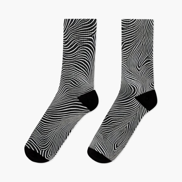 Item preview, Black and White Op Art Swirl Pattern designed and sold by pinkal.