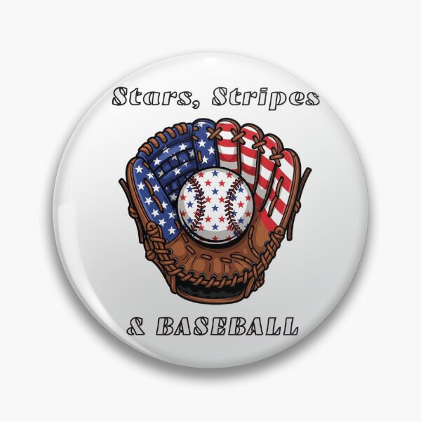 Item preview, Patriotic Baseball Glove USA Flag Design – Red White and Blue Baseball Graphic designed and sold by Ladys-Gents.