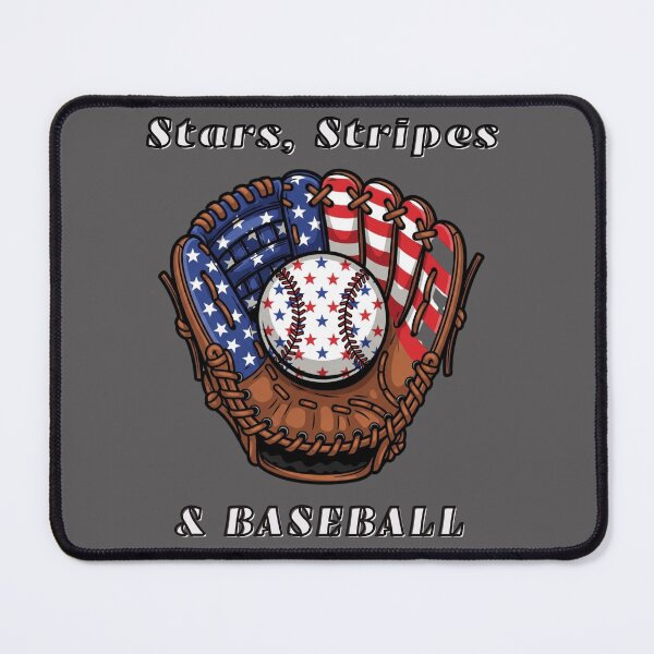 Item preview, Patriotic Baseball Glove USA Flag Design – Red White and Blue Baseball Graphic designed and sold by Ladys-Gents.