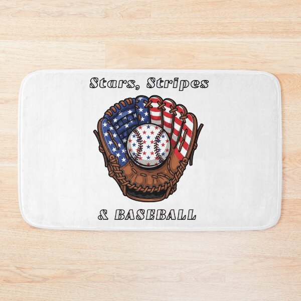 Item preview, Patriotic Baseball Glove USA Flag Design – Red White and Blue Baseball Graphic designed and sold by Ladys-Gents.