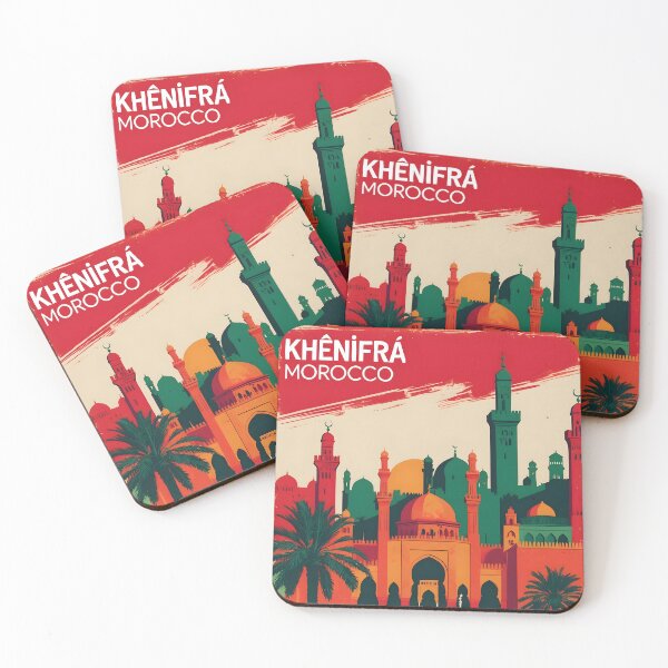 Item preview, Khenifra Morocco Retro Vintage Travel Design designed and sold by TravelersGems.