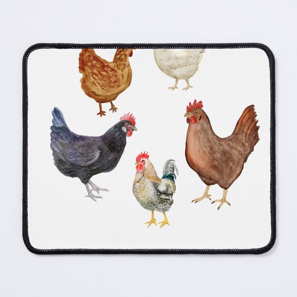 Item preview, Speckled Flock of Chickens  designed and sold by mrsjbz2.