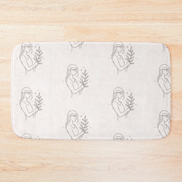 Item preview, Minimal Feminine Line Art Woman2 – Aesthetic Boho Neutral Illustration designed and sold by Swati's Digital Den.