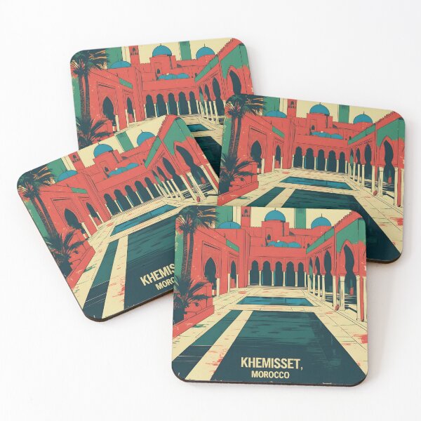 Item preview, Khemisset Morocco Retro Vintage Travel Design designed and sold by TravelersGems.