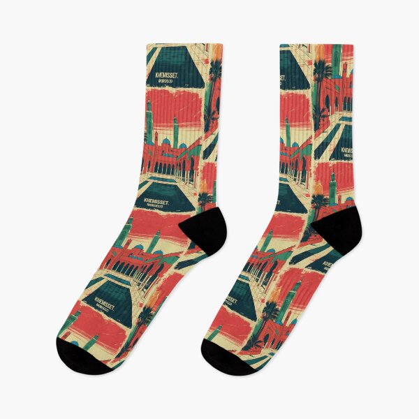 Item preview, Khemisset Morocco Retro Vintage Travel Design designed and sold by TravelersGems.