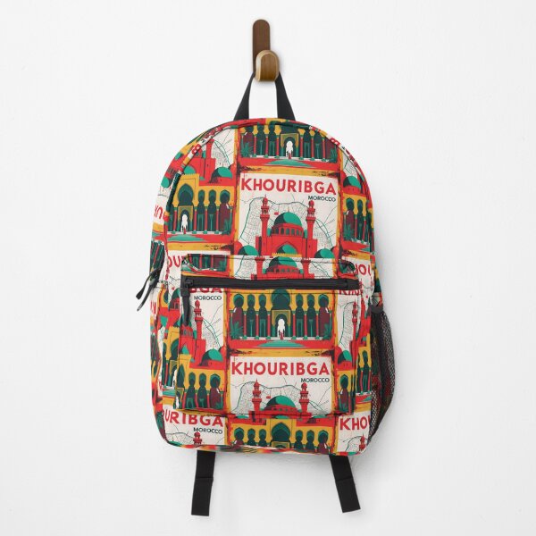 Item preview, Khouribga Morocco Retro Vintage Travel Design designed and sold by TravelersGems.