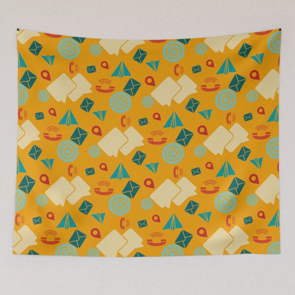 Item preview, Communications in yellow designed and sold by StefanStudioArt.