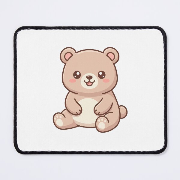 Item preview, Cute Chibi Sitting Brown Teddy Bear designed and sold by aacroquet.