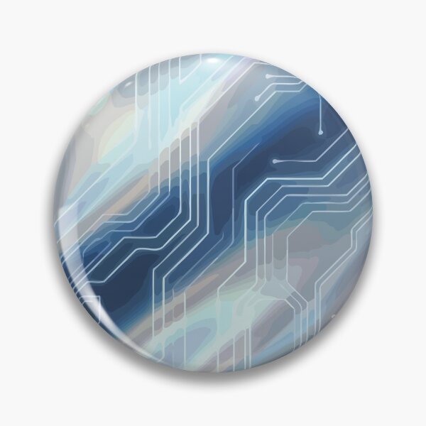 Item preview, Holographic Tech Circuit Pattern designed and sold by RidaSalArt.