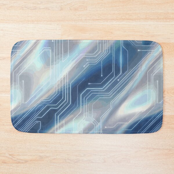 Item preview, Holographic Tech Circuit Pattern designed and sold by RidaSalArt.