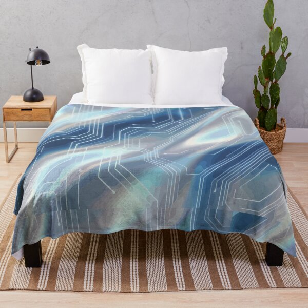 Item preview, Holographic Tech Circuit Pattern designed and sold by RidaSalArt.