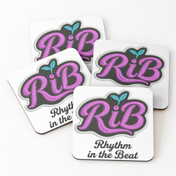 Item preview, Neon Pop RiB Embroidered Script Logo Teal Sprout designed and sold by Rib-Brand.