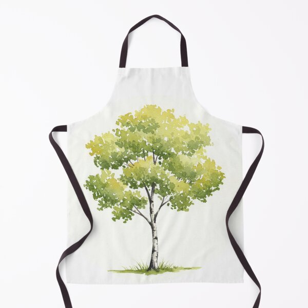 Item preview, Watercolor of a birch tree designed and sold by Ratatosk-AI.