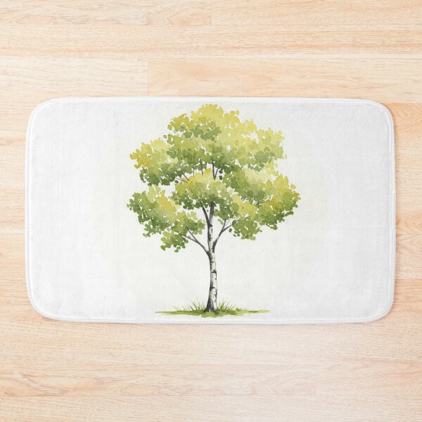 Item preview, Watercolor of a birch tree designed and sold by Ratatosk-AI.