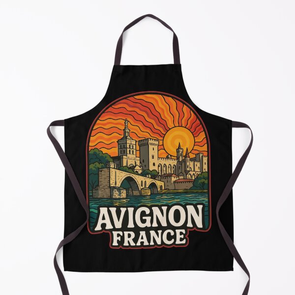 Item preview, Avignon France Europe Trippy Art Travel designed and sold by TomFrontierArt.
