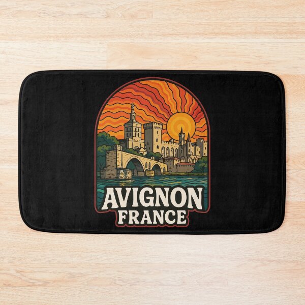 Item preview, Avignon France Europe Trippy Art Travel designed and sold by TomFrontierArt.