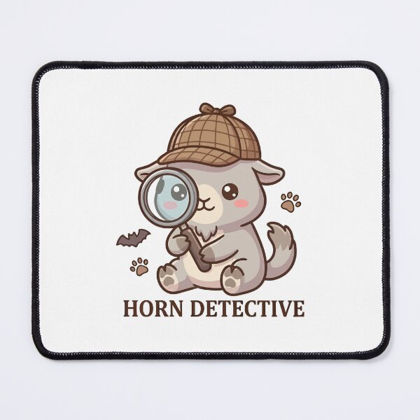 Item preview, Cute Chibi Goat Detective with Magnifying Glass designed and sold by aacroquet.