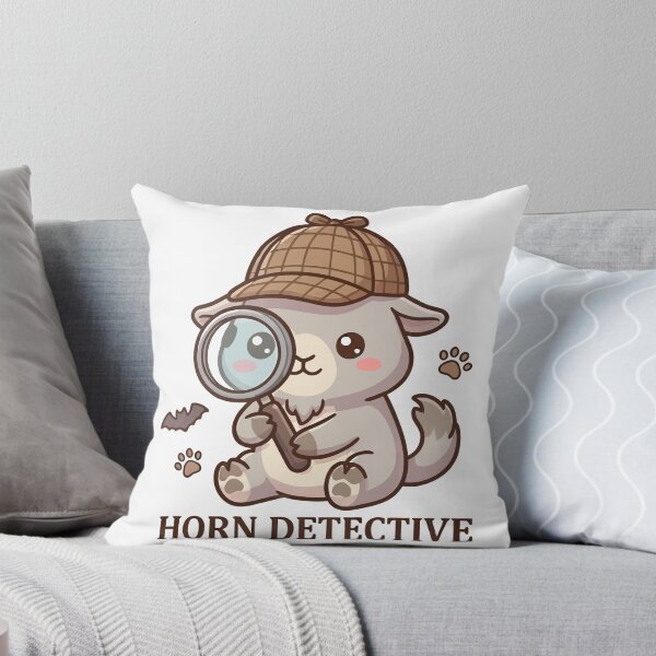 Item preview, Cute Chibi Goat Detective with Magnifying Glass designed and sold by aacroquet.
