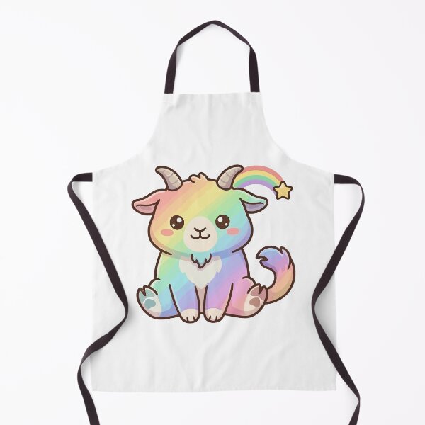 Artikelvorschau, Niedliche Chibi-Regenbogenziege entworfen und verkauft von aacroquet.