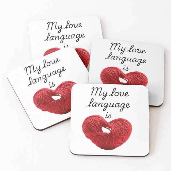 Item preview, My love language is yarn designed and sold by KnottyYayasPlace.