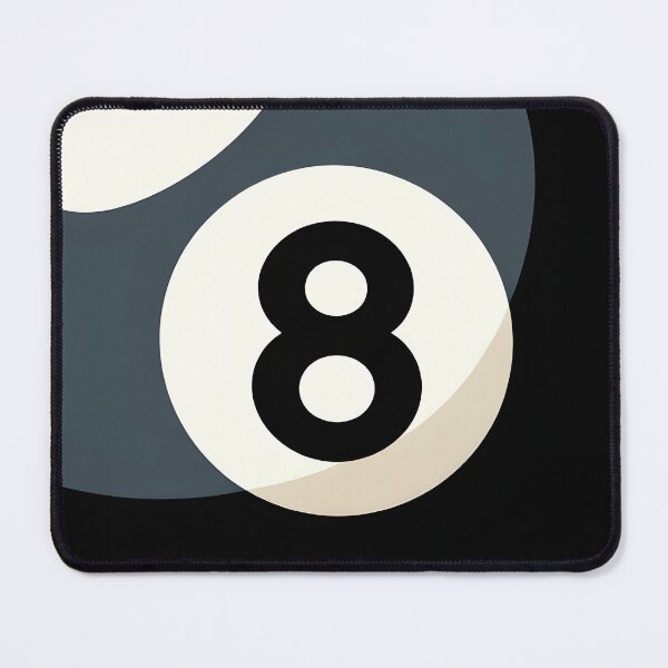 Item preview, Eight Ball Print — Minimalist Graphic Wall Art, Monochrome Billiard Ball Poster, Black and White Abstract Art, Bold Geometric Print designed and sold by Kelvin Hughes Design.