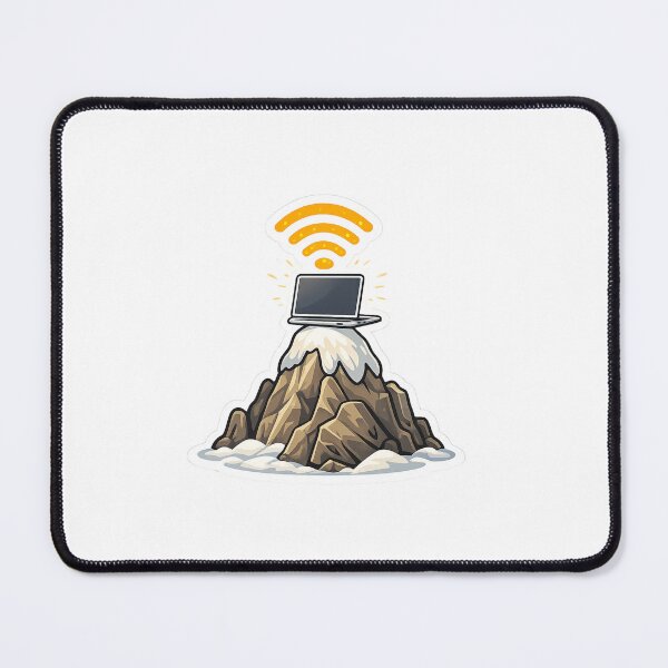 Item preview, Work From Anywhere Laptop Mountain WiFi Digital Nomad designed and sold by ZYNORAworld.