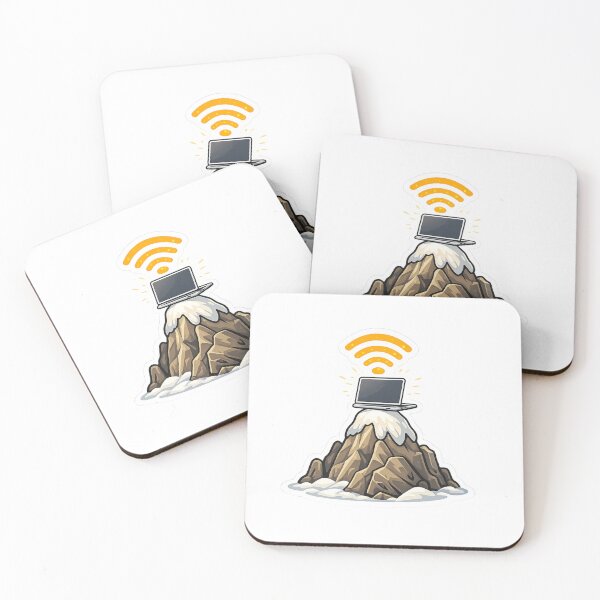 Item preview, Work From Anywhere Laptop Mountain WiFi Digital Nomad designed and sold by ZYNORAworld.