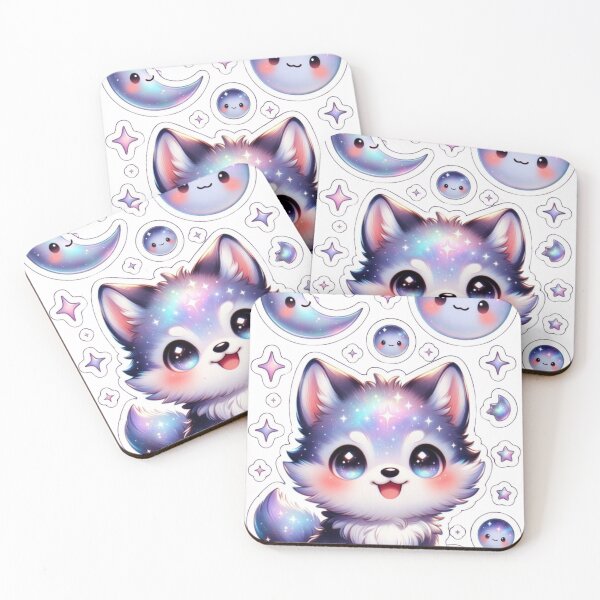 Item preview, Cute Galaxy Fox Sticker Pack designed and sold by CoquetteLunaCo.