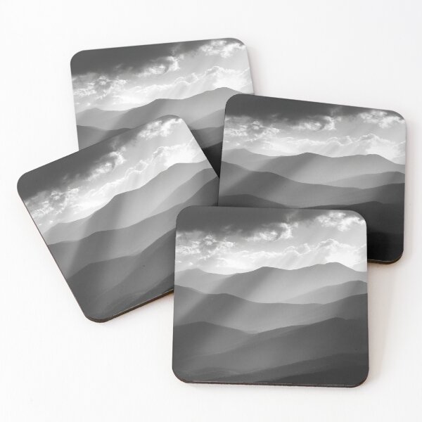 Item preview, Black and White Mountains designed and sold by NicolasGlowArt.