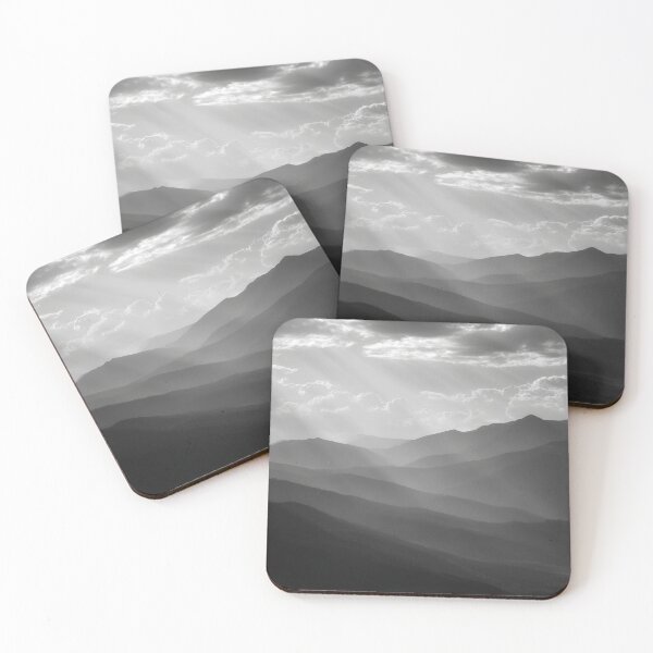 Item preview, Black and White Landscape Mountains designed and sold by NicolasGlowArt.