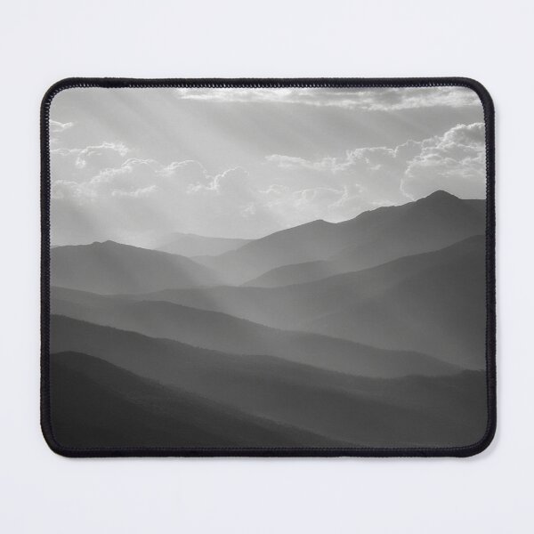 Item preview, Black and White Landscape Mountains designed and sold by NicolasGlowArt.