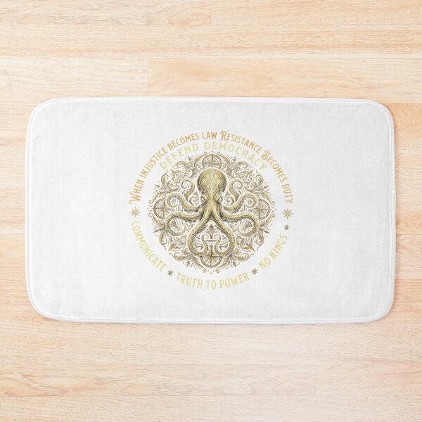 Item preview, Ornate Resistance Octopus Mandate for Democracy and Truth designed and sold by chattsuede.