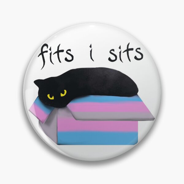 Item preview, Fits I Sits, Trans Flag, Void Cat designed and sold by RegulusMasamune.