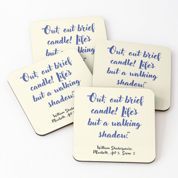 Item preview, Wicked Shakespeare Quote from Macbeth designed and sold by CharlottePlaceArt.
