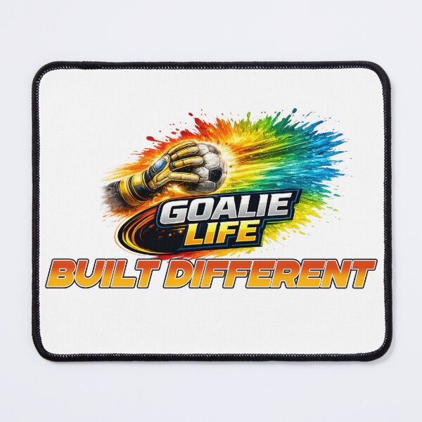 Item preview, Goalie Life Built Different Soccer Goalkeeper designed and sold by MartinTees.