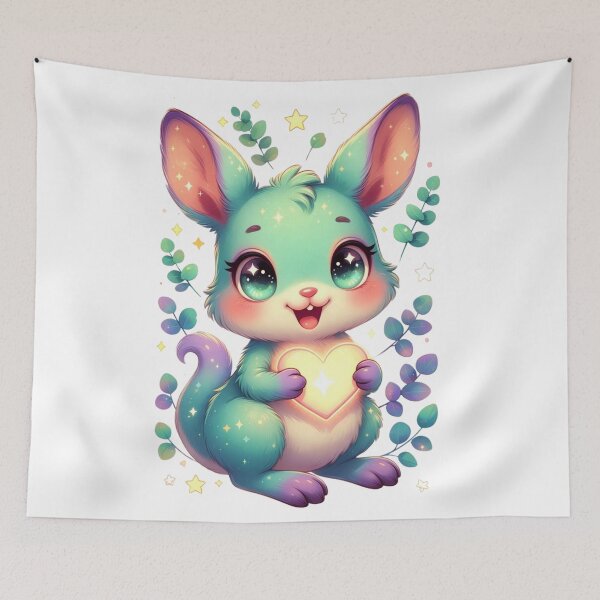 Item preview, Cute Galaxy Fennec Heart designed and sold by CoquetteLunaCo.