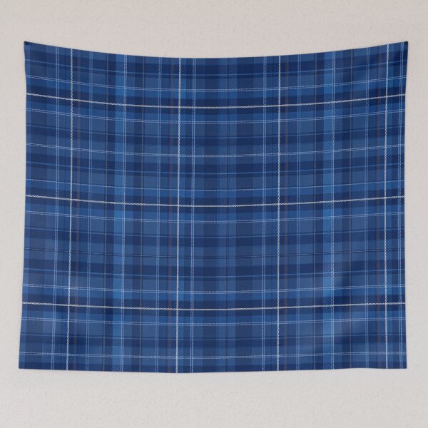 Item preview, Navy and Royal Blue Plaid Pattern designed and sold by pinkal.