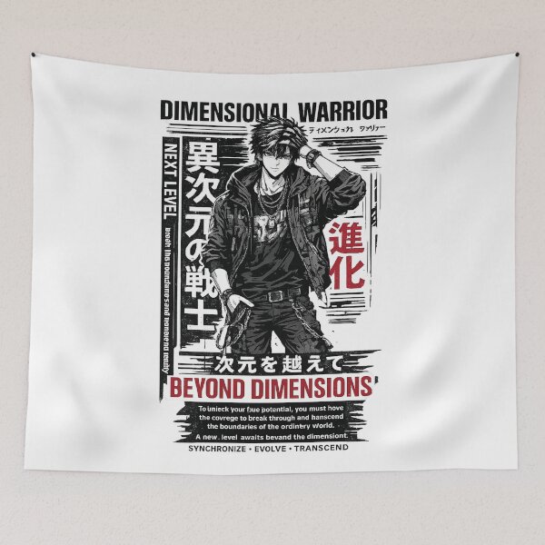 Item preview, Beyond Dimensions – Cyberpunk Anime Streetwear Design designed and sold by ustylelab.
