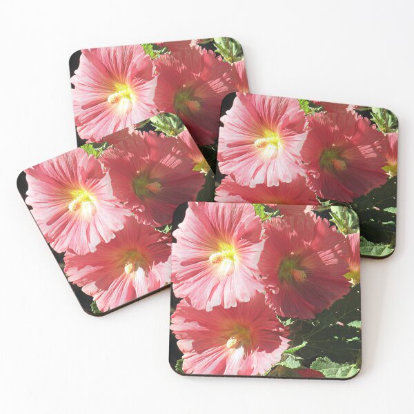 Item preview, Pink Hollyhocks III designed and sold by Katy Fryd.
